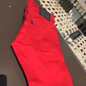 Levi’s 513 slim straight 30x32 (red)